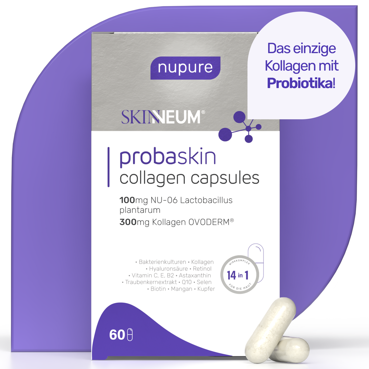 Probaskin capsules - 4 Packungen