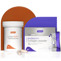 GLP-1 & Collagen Booster Pulver bundle - 4 Packungen